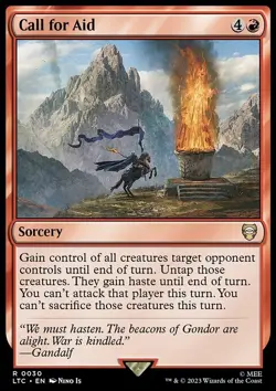 Call for Aid - Tales of Middle-earth Commander | MTG Card - Image 3