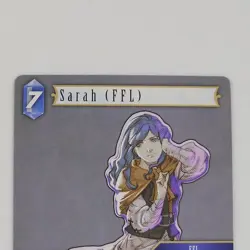 Final Fantasy TCG Opus VII Sarah (FFL) 7-114H Hero Card FF LEGENDS NM+ 2012 - Image 2