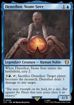 Denethor, Stone Seer - Tales of Middle-earth Commander | MTG Card - Image 3