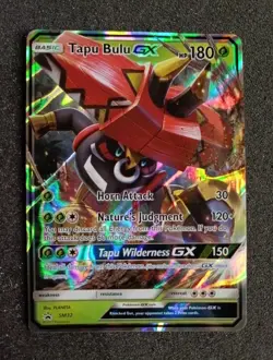 Tapu Bulu GX SM32 Sun & Moon Black Star Promo Pokemon Card - Near Mint - Holo - Image 1