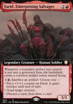 Farid, Enterprising Salvager - The Brothers' War Commander | MTG Card - Image 3