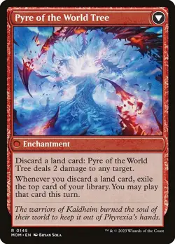 Invasion of Kaldheim // Pyre of the World Tree - March of the Machine | MTG Card - Image 2