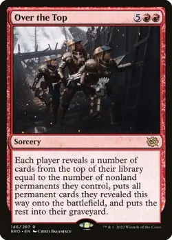 Over the Top - The Brothers' War | MTG Card - Image 2