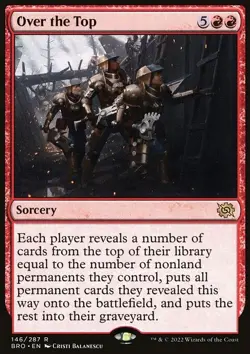 Over the Top - The Brothers' War | MTG Card - Image 3