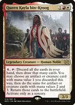 Queen Kayla bin-Kroog - The Brothers' War | MTG Card - Image 4