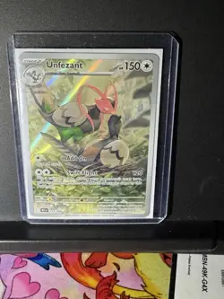 Pokemon TCG Unfezant Illustration Rare Card 150/086 Black Bolt-NM Condition - Image 3