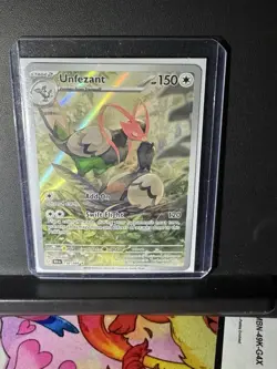 Pokemon TCG Unfezant Illustration Rare Card 150/086 Black Bolt-NM Condition - Image 5