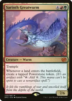 Sarinth Greatwurm - The Brothers' War | MTG Card - Image 2
