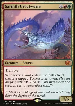 Sarinth Greatwurm - The Brothers' War | MTG Card - Image 3
