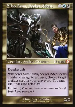 Silas Renn, Seeker Adept - The Brothers' War Commander | MTG Card - Image 3