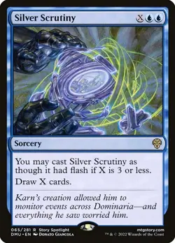Silver Scrutiny - Dominaria United | MTG Card - Image 2
