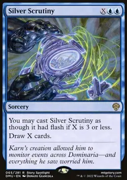 Silver Scrutiny - Dominaria United | MTG Card - Image 3
