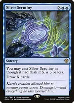 Silver Scrutiny - Dominaria United | MTG Card - Image 4