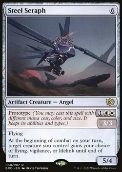 Steel Seraph - The Brothers' War | MTG Card - Image 3