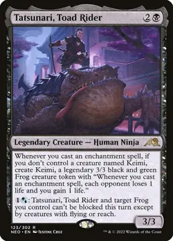 Tatsunari, Toad Rider - Kamigawa: Neon Dynasty | MTG Card - Image 2