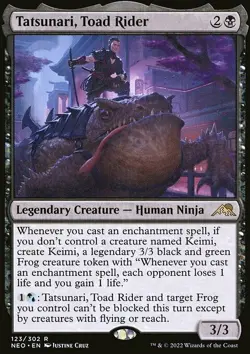 Tatsunari, Toad Rider - Kamigawa: Neon Dynasty | MTG Card - Image 3