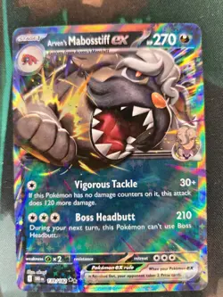 Arven's Mabosstiff ex 139/182 Double Rare Destined Rivals NM/M Pokemon - Image 1