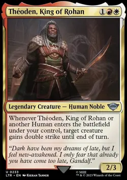 Theoden, King of Rohan - The Lord of the Rings: Tales of Middle-earth | MTG Card - Image 3