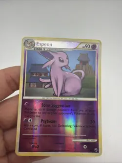 2010 Pokemon HeartGold & SoulSilver Undaunted Espeon Holo #2/90 - Image 3