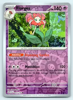 Pokemon Florges SV01: Scarlet & Violet Base Set SVI Reverse Holo 093/198 NM - Image 1