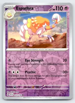 Pokemon Espathra SV01: Scarlet & Violet Base Set SVI Reverse Holo 103/198 NM - Image 1