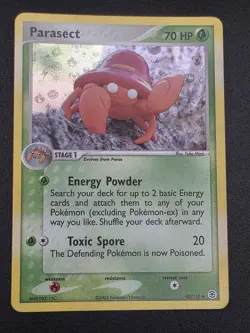 Pokemon TCG 2004 Parasect 43/112 FireRed & LeafGreen Reverse Holo Vintage -A - Image 1