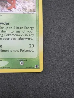 Pokemon TCG 2004 Parasect 43/112 FireRed & LeafGreen Reverse Holo Vintage -A - Image 4