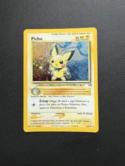 Carte Pokemon, Neo Genesis, 12/111 Pichu ITA - Image 1