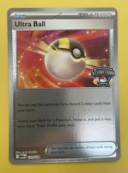 Ultra Ball 131/132 Pokemon TCG Mega Evolution EUIC Promo Stamped - Image 1