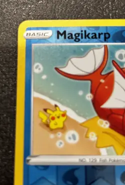 POKEMON MAGIKARP 039/192 REVERSE HOLO REBEL CLASH LP PIKACHU IN BACKGROUND - Image 5