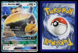 SNORLAX GX - SM05 HOLO PROMO SUN & MOON PROMO POKEMON MP - Image 3