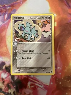 Pokemon Nidorina Dragon Frontiers Delta Species Uncommon Regular LP - Image 1