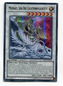 Yu-Gi-Oh! Michael der Erz Lichtverpflichtete Ultra Rare SDLI-DE036 - Image 1