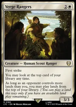 Verge Rangers - Tales of Middle-earth Commander | MTG Card - Image 3