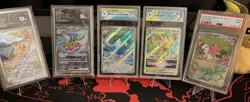 Pokemon Graded 5 Japanese Card Lot (NFC, PSA, GRAAD) Graded (9, 9.5) - Image 1