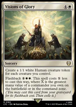 Visions of Glory - Tales of Middle-earth Commander | MTG Card - Image 3