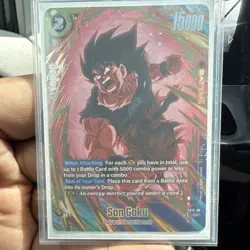 Bandai Dragon Ball Super Card Game Son Goku FS12-06 Foil Battle 15000 Eng - Image 1