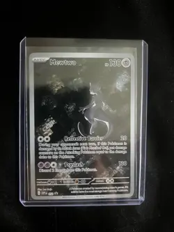 Pokemon TCG Mewtwo 052 Scarlet & Violet Promo Holo Card - Image 1