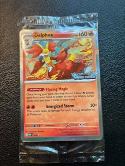 Delphox - Prerelease Staff card Promo Pokemon Card - Image 1