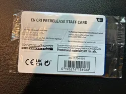 Delphox - Prerelease Staff card Promo Pokemon Card - Image 2
