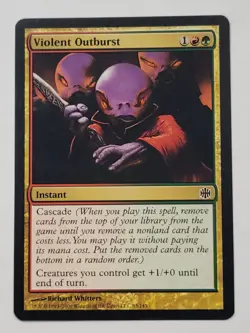 MTG Violent Outburst Alara Reborn 63/145 Regular Common - Image 1