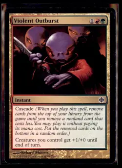 Magic: The Gathering Violent Outburst Alara Reborn 63/145 LP 5 Card Lot - Image 1