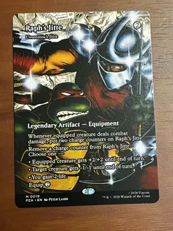 Raph's Jitte - Umezawa's Jitte (Borderless) Teenage Mutant Ninja Turtles MTG - Image 1