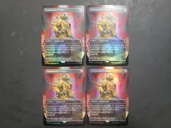 4x Commander's Plate Foil TMNT MTG Pizza Promo 135 - Image 1