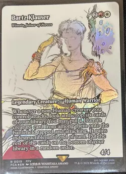 Bartz Klauser 19 Foil Final Fantasy MTG - Image 1