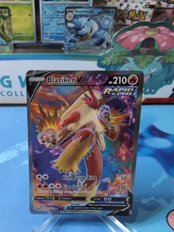 Blaziken V - 161/198 - Pokemon Chilling Reign Sword & Shield Full Art Card NM - Image 1