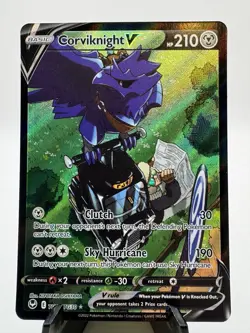 The Pokemon Company Corviknight V TG18/TG30 SWSH12 Silver Tempest Ultra Rare Fu… - Image 1