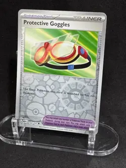Protective Goggles 164/165 Uncommon 151 Pokemon Reverse Holo Near Mint - Image 1