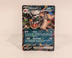 Mabosstiff ex Scarlet & Violet Promo 086 Black Star - Pokemon TCG - Near Mint - Image 1
