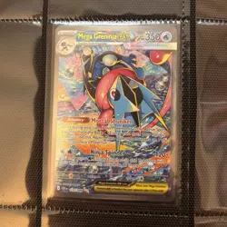 Pokemon Mega Greninja EX 116/086 Secret Rare Full Art Chaos rising English 2026 - Image 1